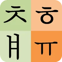 Korean alphabet for students icon