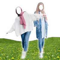 Innovative Hijab with Jeans icon