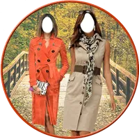 Trench Fashion Photo Frames icon