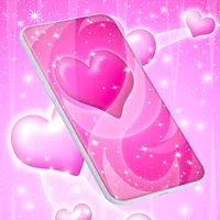 Pink Hearts Live Wallpaper icon