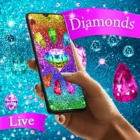 Colorful diamonds wallpapers icon