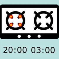 キッチンタイマー（２口コンロ用） icon