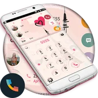 Theme Dialer Glass Paris icon