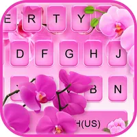 Lovely Pink Orchid Flowers Key icon