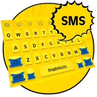 SMS Yellow Cartoon Keyboard-Ch icon