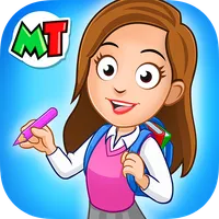 My Town: School game for kids icon