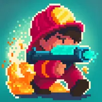 Firefighter: pixel shooter icon