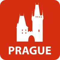 Prague travel map guide icon