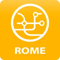 Rome public transport routes icon