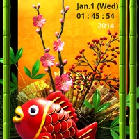New Years Decorations. LWP icon