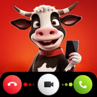 Cow - funny video call & chat icon
