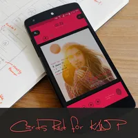 Cards Red for KLWP icon
