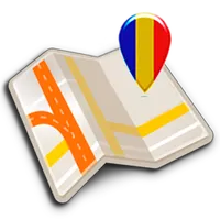 Map of Romania offline icon