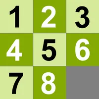 15 Number puzzle sliding game icon