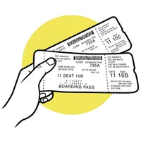 plane tickets icon