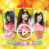 Birthday Photo Video Maker icon