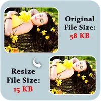 Photo resize app in kb - Resiz icon