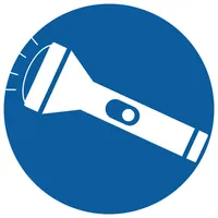Flashlight with timer and stro icon