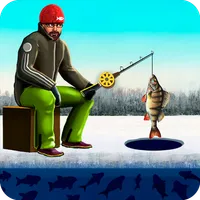 Real Fishing Winter Simulator icon