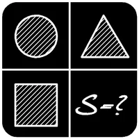 The area of geometric figures icon