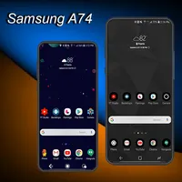 Samsung A74 Launcher Wallpaper icon