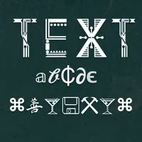 Cool text & symbols icon