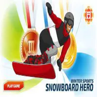 Snowboard hero icon