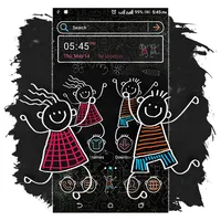 Black Board Sketch Theme icon