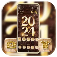 2024 Happy NewYear Theme icon