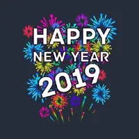 New Year 2019 icon