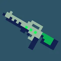 Pixel art - draw fantasy guns icon