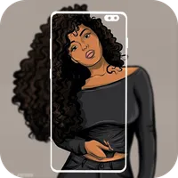 Cute black girls wallpapers icon