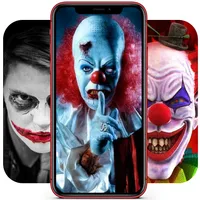 Evil and Scary Clown Wallpaper icon