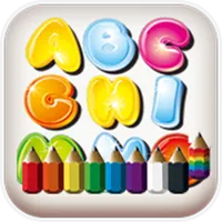 Coloring painting - Alphabet icon