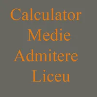 Calculator Medie Admitere icon