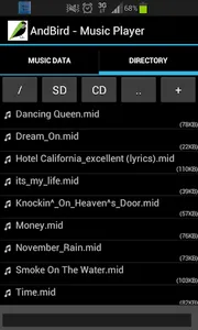 AndBird - Music Player screenshot 3