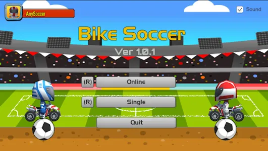 BikeSoccer screenshot 1