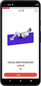 Men's Abs Fitness App screenshot 13