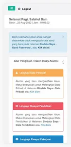Tracer Study USM screenshot 4