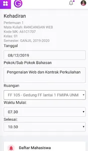 eAbsensi FMIPA UNM screenshot 4