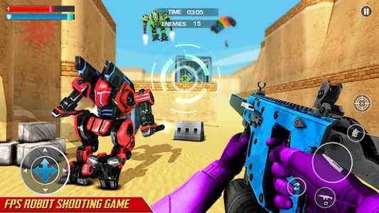 Robot Warfare Crossfire Battle screenshot 12