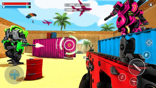 Robot Warfare Crossfire Battle screenshot 14