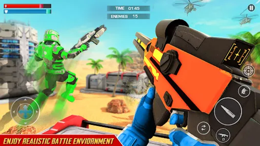 Robot Warfare Crossfire Battle screenshot 6