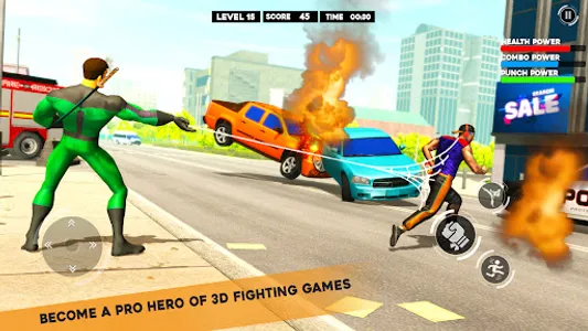 Superhero Rope hero: Spider 3d screenshot 2