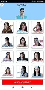 Tamil Actress WAstickers screenshot 17