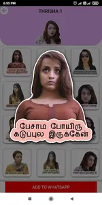 Tamil Actress WAstickers screenshot 21