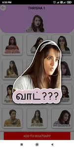 Tamil Actress WAstickers screenshot 22