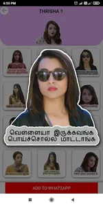 Tamil Actress WAstickers screenshot 23
