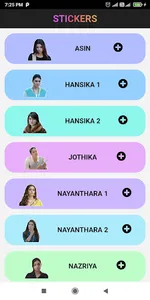 Tamil Actress WAstickers screenshot 9