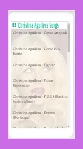 Christina Aguilera Songs screenshot 1